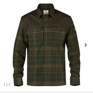 Fjallraven Granit Wool Shirt Size Medium. New With Tags.